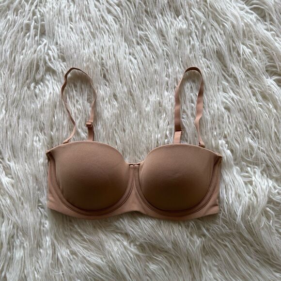 Skims Fits Everybody Strapless Bra Ochre Size 32C - Picture 1 of 6